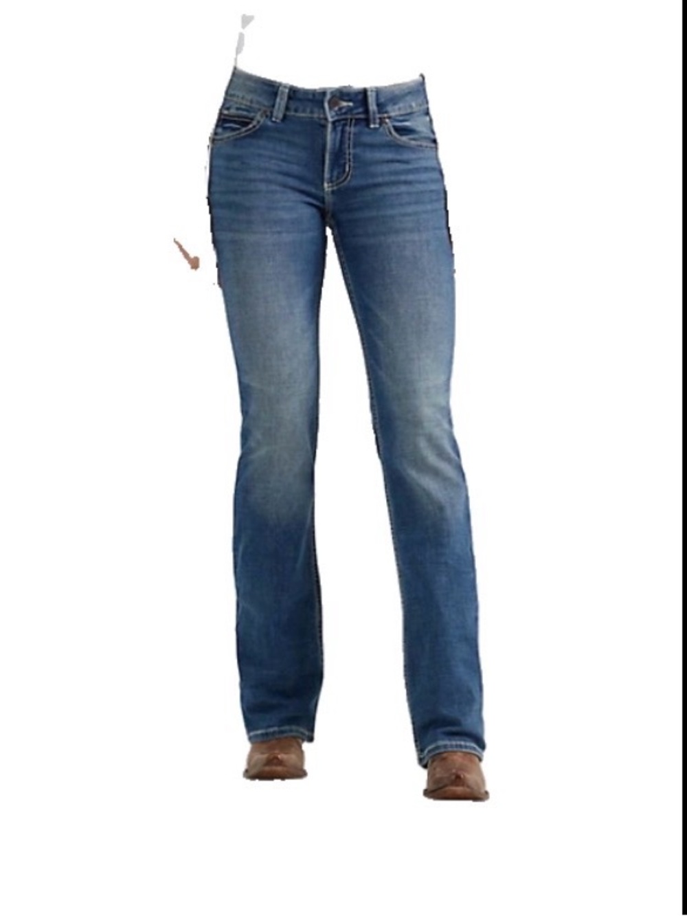 Wrangler Retro Mae Women’s Size 7 Bootcut Jeans, Med Wash, Mid Rise  09MWZMS